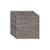 Modern Carpet Tiles Level Loop Self Adhesive Stain Resistant Carpet Tile Amber 4-Piece Set Vinyl Clearhalo 'Carpet Tiles & Carpet Squares' 'carpet_tiles_carpet_squares' 'Flooring 'Home Improvement' 'home_improvement' 'home_improvement_carpet_tiles_carpet_squares' Walls and Ceiling' 7412489