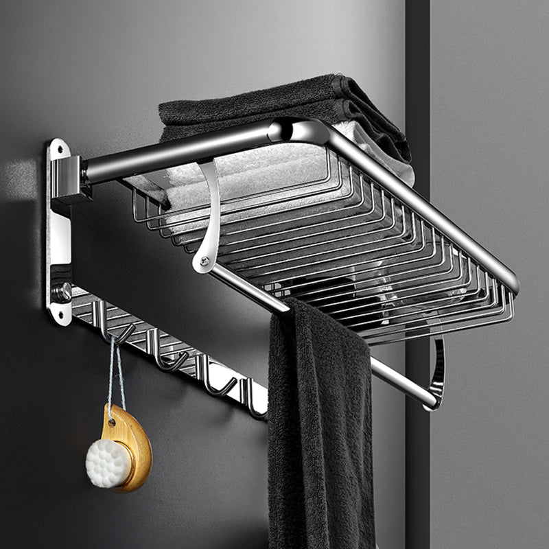 Minimalistic Bathroom Accessory Kit Paper Holder Towel Bar Stainless Steel Bathroom Set Clearhalo 'Bathroom Hardware Sets' 'Bathroom Hardware' 'Bathroom Remodel & Bathroom Fixtures' 'bathroom_hardware_sets' 'Home Improvement' 'home_improvement' 'home_improvement_bathroom_hardware_sets' 7413255