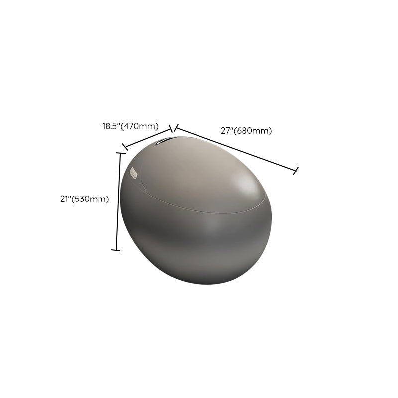 Gray Plastic Floor Standing Bidet Contemporary Floor Mount Bidet Clearhalo 'Bathroom Remodel & Bathroom Fixtures' 'Bidets' 'Home Improvement' 'home_improvement' 'home_improvement_bidets' 'Toilets & Bidets' 7416777