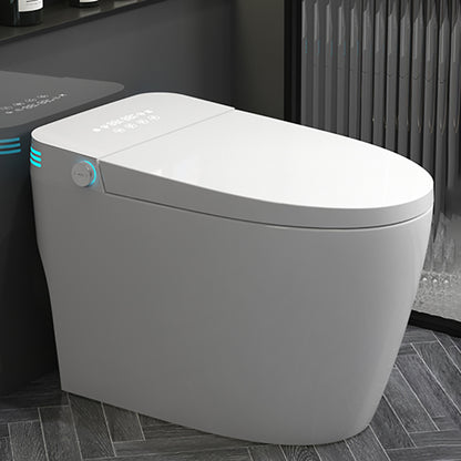 Stain Resistant Smart Toilet Deodorizing Elongated Floor Mount Bidet White Clearhalo 'Bathroom Remodel & Bathroom Fixtures' 'Bidets' 'Home Improvement' 'home_improvement' 'home_improvement_bidets' 'Toilets & Bidets' 7416805