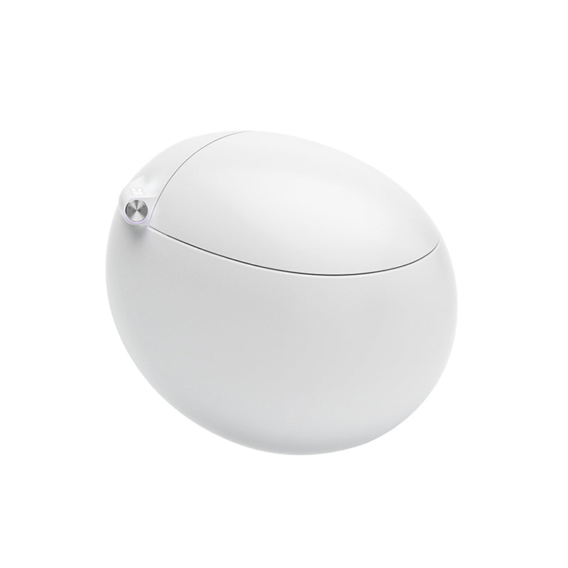 Heated Seat Smart Toilet Antimicrobial Foot Sensor Round Floor Mount Bidet Clearhalo 'Bathroom Remodel & Bathroom Fixtures' 'Bidets' 'Home Improvement' 'home_improvement' 'home_improvement_bidets' 'Toilets & Bidets' 7416882