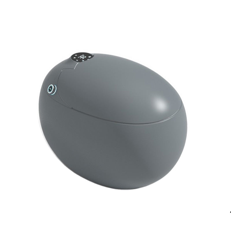 Round Dryer Floor Mount Bidet Antimicrobial Floor Standing Bidet Grey Clearhalo 'Bathroom Remodel & Bathroom Fixtures' 'Bidets' 'Home Improvement' 'home_improvement' 'home_improvement_bidets' 'Toilets & Bidets' 7416917