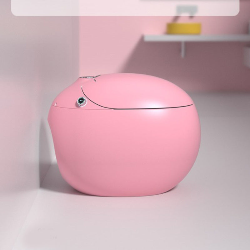 Round Dryer Floor Mount Bidet Antimicrobial Floor Standing Bidet Clearhalo 'Bathroom Remodel & Bathroom Fixtures' 'Bidets' 'Home Improvement' 'home_improvement' 'home_improvement_bidets' 'Toilets & Bidets' 7416927