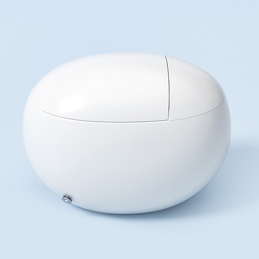 White Floor Mount Bidet Round Floor Standing Bidet with Heated Seat Clearhalo 'Bathroom Remodel & Bathroom Fixtures' 'Bidets' 'Home Improvement' 'home_improvement' 'home_improvement_bidets' 'Toilets & Bidets' 7416954