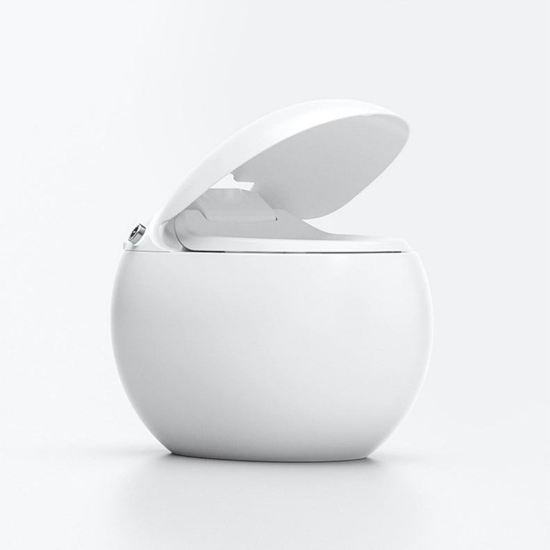 Floor Mount Bidet White Round Floor Standing Bidet with Heated Seat Clearhalo 'Bathroom Remodel & Bathroom Fixtures' 'Bidets' 'Home Improvement' 'home_improvement' 'home_improvement_bidets' 'Toilets & Bidets' 7416975