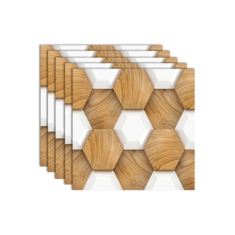 Plastic Wall Ceiling Industrial 3D Embossed Wall Access Panel with Waterproof Natural 20-Piece Set Clearhalo 'Flooring 'Home Improvement' 'home_improvement' 'home_improvement_wall_paneling' 'Wall Paneling' 'wall_paneling' 'Walls & Ceilings' Walls and Ceiling' 7417006