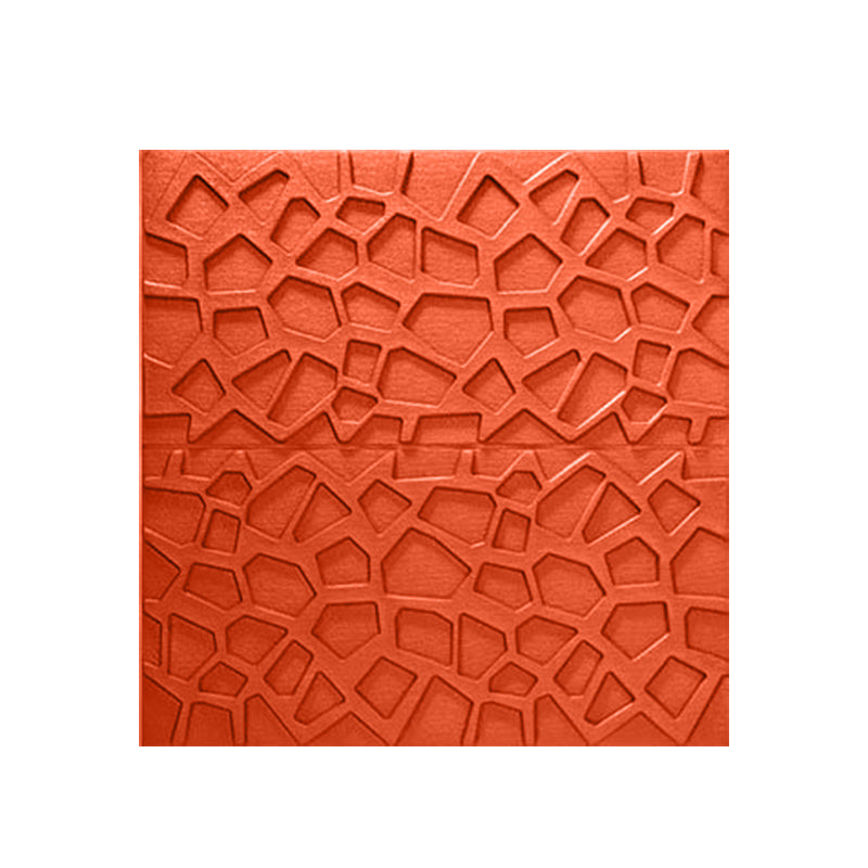 Peel and Press Wall Ceiling Contemporary Backsplash Panels for Living Room Orange Red Clearhalo 'Flooring 'Home Improvement' 'home_improvement' 'home_improvement_wall_paneling' 'Wall Paneling' 'wall_paneling' 'Walls & Ceilings' Walls and Ceiling' 7417032