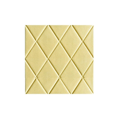 Contemporary Wall Paneling 3D Embossed Waterproof Wall Paneling Light Yellow Clearhalo 'Flooring 'Home Improvement' 'home_improvement' 'home_improvement_wall_paneling' 'Wall Paneling' 'wall_paneling' 'Walls & Ceilings' Walls and Ceiling' 7417069