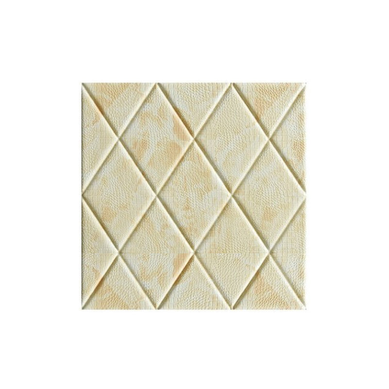 Contemporary Wall Paneling 3D Embossed Waterproof Wall Paneling Light Yellow White Clearhalo 'Flooring 'Home Improvement' 'home_improvement' 'home_improvement_wall_paneling' 'Wall Paneling' 'wall_paneling' 'Walls & Ceilings' Walls and Ceiling' 7417075