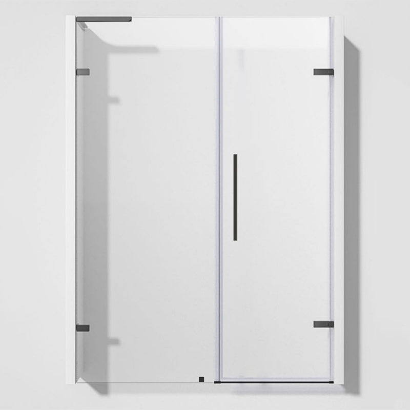 Frameless Hinged Shower Bath Door Transparent Glass Shower Screen Clearhalo 'Bathroom Remodel & Bathroom Fixtures' 'Home Improvement' 'home_improvement' 'home_improvement_shower_tub_doors' 'Shower and Tub Doors' 'shower_tub_doors' 'Showers & Bathtubs' 7417083