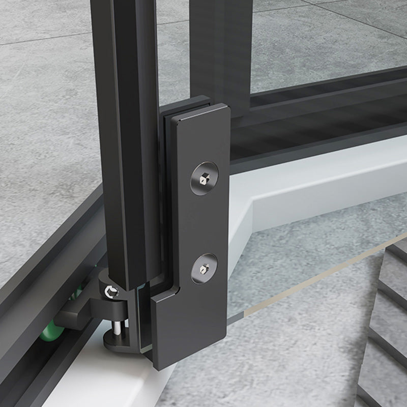 Single Sliding Shower Bath Door Transparent Shower Doors in Black Clearhalo 'Bathroom Remodel & Bathroom Fixtures' 'Home Improvement' 'home_improvement' 'home_improvement_shower_tub_doors' 'Shower and Tub Doors' 'shower_tub_doors' 'Showers & Bathtubs' 7417215