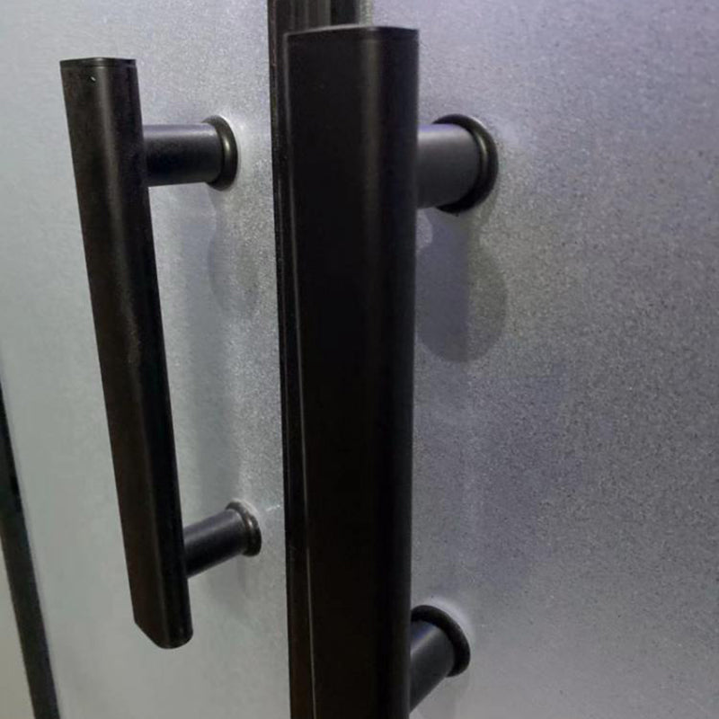 Neo-Round Shower Stall Framed Double Sliding Tinted Shower Kit Clearhalo 'Bathroom Remodel & Bathroom Fixtures' 'Home Improvement' 'home_improvement' 'home_improvement_shower_stalls_enclosures' 'Shower Stalls & Enclosures' 'shower_stalls_enclosures' 'Showers & Bathtubs' 7417230