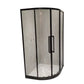 Clear Tempered Glass Shower Stall Round Shower Enclosure on Corner Clearhalo 'Bathroom Remodel & Bathroom Fixtures' 'Home Improvement' 'home_improvement' 'home_improvement_shower_stalls_enclosures' 'Shower Stalls & Enclosures' 'shower_stalls_enclosures' 'Showers & Bathtubs' 7417265