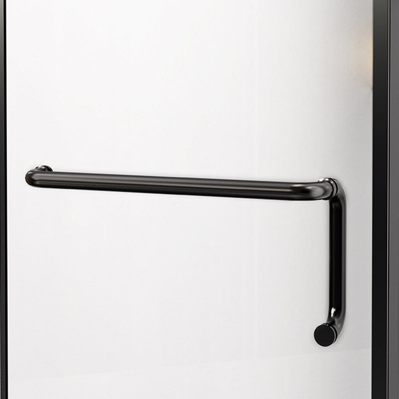 Neo-Angle Tempered Glass Shower Enclosure Black Framed Shower Kit Clearhalo 'Bathroom Remodel & Bathroom Fixtures' 'Home Improvement' 'home_improvement' 'home_improvement_shower_stalls_enclosures' 'Shower Stalls & Enclosures' 'shower_stalls_enclosures' 'Showers & Bathtubs' 7417470