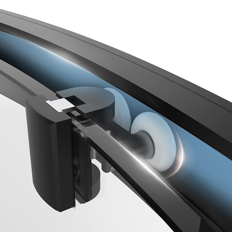 Full Frame Double Sliding Shower Door Tempered Glass Shower Screen Clearhalo 'Bathroom Remodel & Bathroom Fixtures' 'Home Improvement' 'home_improvement' 'home_improvement_shower_tub_doors' 'Shower and Tub Doors' 'shower_tub_doors' 'Showers & Bathtubs' 7417517