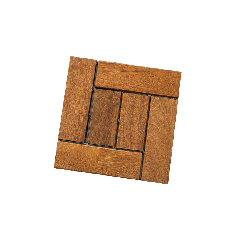 Outdoor Laminate Floor Wooden Square Scratch Resistant Stripe Composite Laminate Floor Clearhalo 'Flooring 'Home Improvement' 'home_improvement' 'home_improvement_laminate_flooring' 'Laminate Flooring' 'laminate_flooring' Walls and Ceiling' 7417803