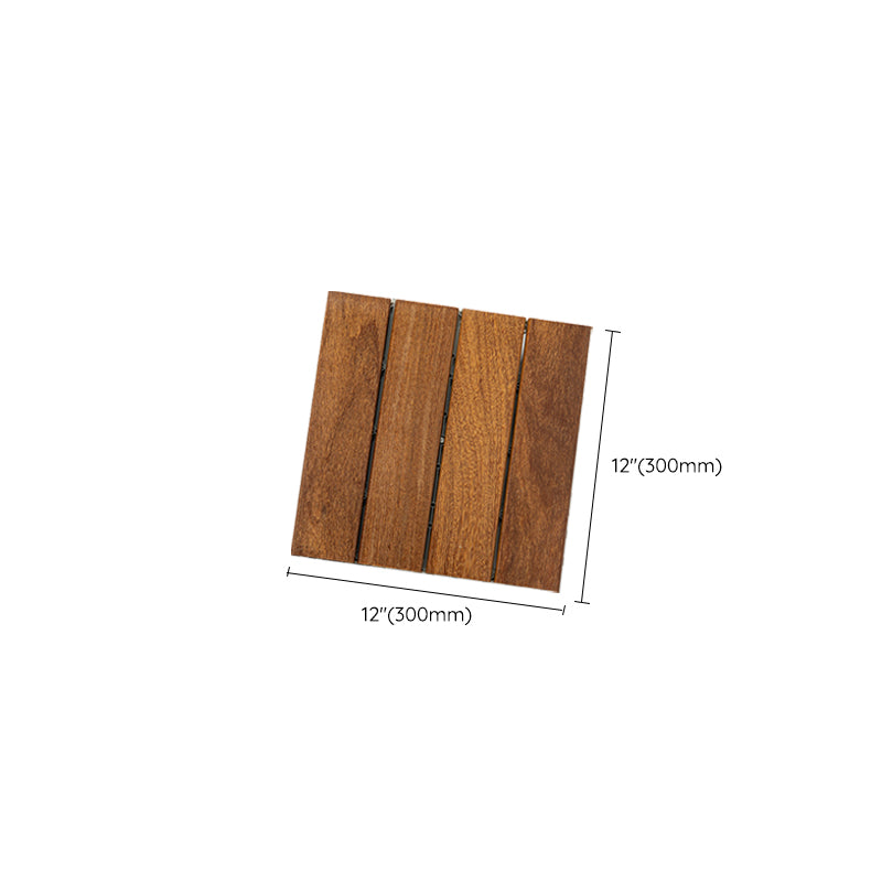 Outdoor Laminate Floor Wooden Square Scratch Resistant Stripe Composite Laminate Floor Clearhalo 'Flooring 'Home Improvement' 'home_improvement' 'home_improvement_laminate_flooring' 'Laminate Flooring' 'laminate_flooring' Walls and Ceiling' 7417810