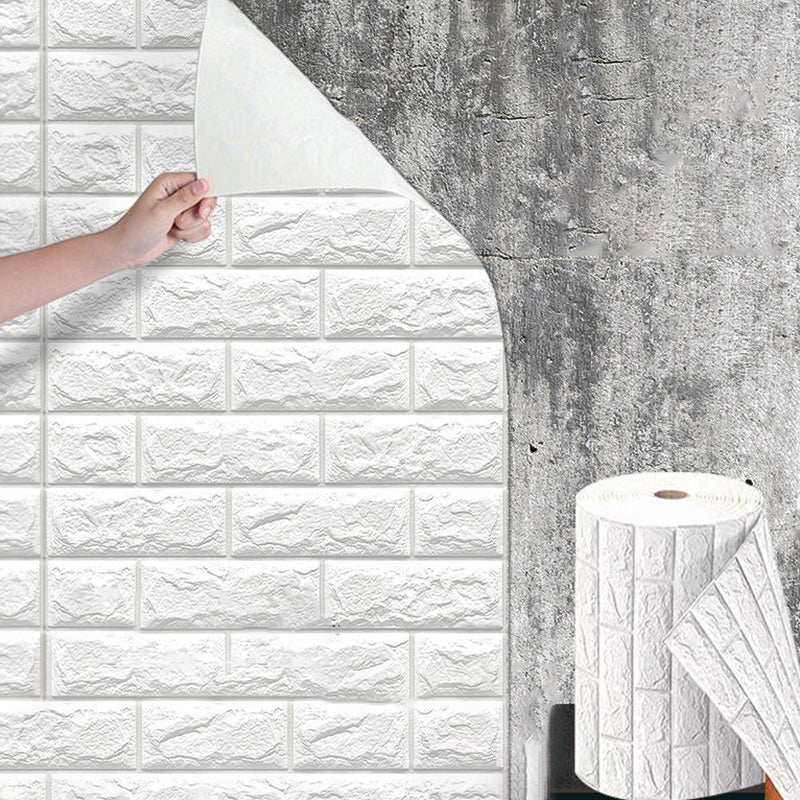 Modern Peel & Stick Subway Tile Water Resistant Wall Tile for Bedroom Living Room Clearhalo 'Flooring 'Home Improvement' 'home_improvement' 'home_improvement_wall_paneling' 'Wall Paneling' 'wall_paneling' 'Walls & Ceilings' Walls and Ceiling' 7418163