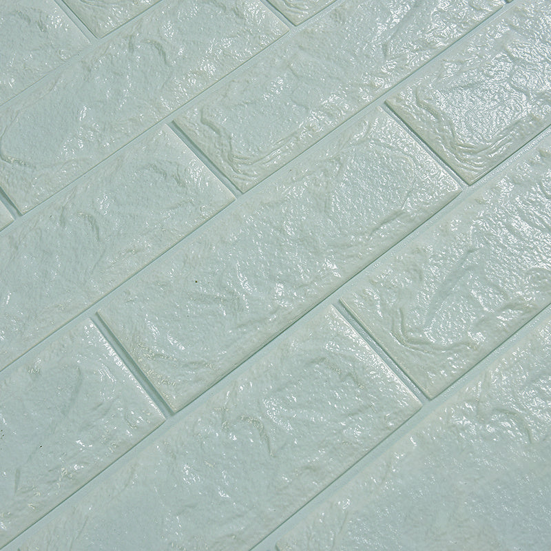Modern Wall Ceiling Plain Peel and Stick 3D Embossed Waterproof Backsplash Panels Light Blue Clearhalo 'Flooring 'Home Improvement' 'home_improvement' 'home_improvement_wall_paneling' 'Wall Paneling' 'wall_paneling' 'Walls & Ceilings' Walls and Ceiling' 7418550
