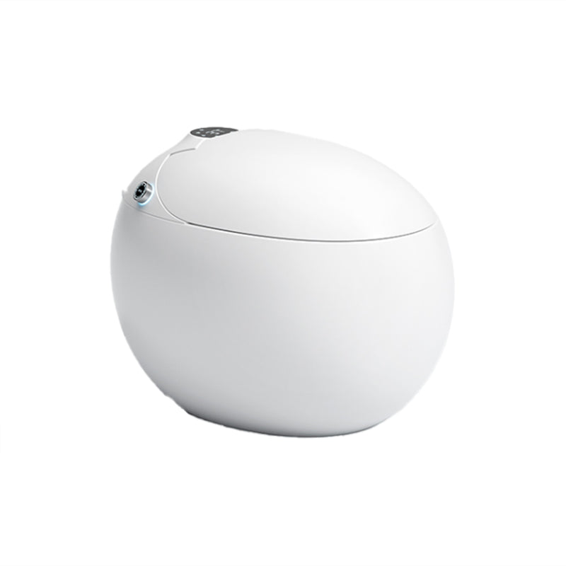 Contemporary Floor Standing Bidet Round White Temperature Control Ceramic Clearhalo 'Bathroom Remodel & Bathroom Fixtures' 'Bidets' 'Home Improvement' 'home_improvement' 'home_improvement_bidets' 'Toilets & Bidets' 7418560