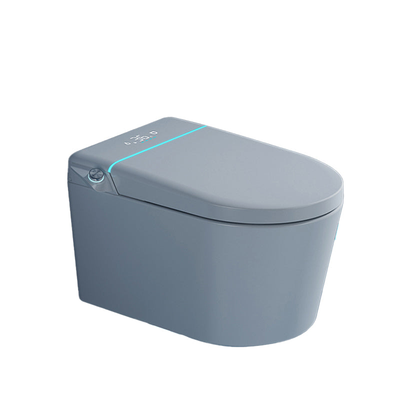 Contemporary Wall Mounted Bidet Foot Sensor White Temperature Control Clearhalo 'Bathroom Remodel & Bathroom Fixtures' 'Bidets' 'Home Improvement' 'home_improvement' 'home_improvement_bidets' 'Toilets & Bidets' 7418571