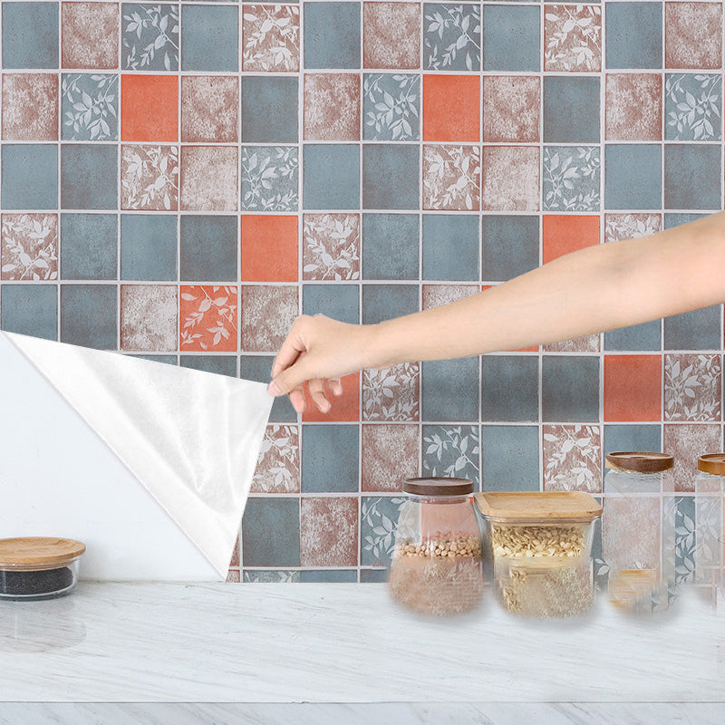 Modern Peel and Stick Backsplash Wall Tile PVC Wallpaper for Kitchen Clearhalo 'Flooring 'Home Improvement' 'home_improvement' 'home_improvement_peel_stick_blacksplash' 'Peel & Stick Backsplash Tile' 'peel_stick_blacksplash' 'Walls & Ceilings' Walls and Ceiling' 7418703