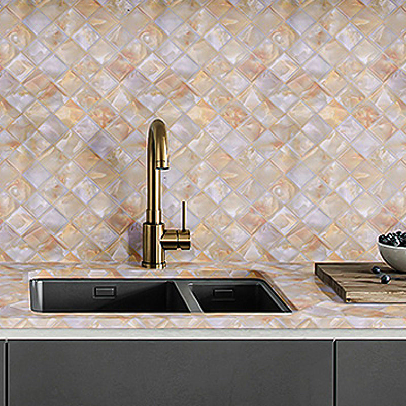 Modern Peel and Stick Backsplash Wall Tile PVC Wallpaper for Kitchen Clearhalo 'Flooring 'Home Improvement' 'home_improvement' 'home_improvement_peel_stick_blacksplash' 'Peel & Stick Backsplash Tile' 'peel_stick_blacksplash' 'Walls & Ceilings' Walls and Ceiling' 7418714