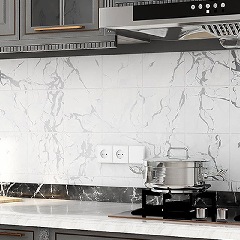 Modern Peel and Stick Backsplash Tile PVC Rectangular Wallpaper Marble Clearhalo 'Flooring 'Home Improvement' 'home_improvement' 'home_improvement_peel_stick_blacksplash' 'Peel & Stick Backsplash Tile' 'peel_stick_blacksplash' 'Walls & Ceilings' Walls and Ceiling' 7418734
