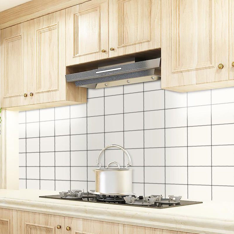Modern Peel and Stick Backsplash Tile Plastic Wallpaper for Kitchen Clearhalo 'Flooring 'Home Improvement' 'home_improvement' 'home_improvement_peel_stick_blacksplash' 'Peel & Stick Backsplash Tile' 'peel_stick_blacksplash' 'Walls & Ceilings' Walls and Ceiling' 7418739