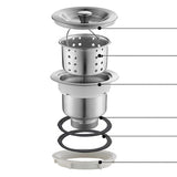 Modern Style Kitchen Sink Stainless Steel Drop-In Kitchen Double Sink with Drain Assembly Clearhalo 'Home Improvement' 'home_improvement' 'home_improvement_kitchen_sinks' 'Kitchen Remodel & Kitchen Fixtures' 'Kitchen Sinks & Faucet Components' 'Kitchen Sinks' 'kitchen_sinks' 7419323