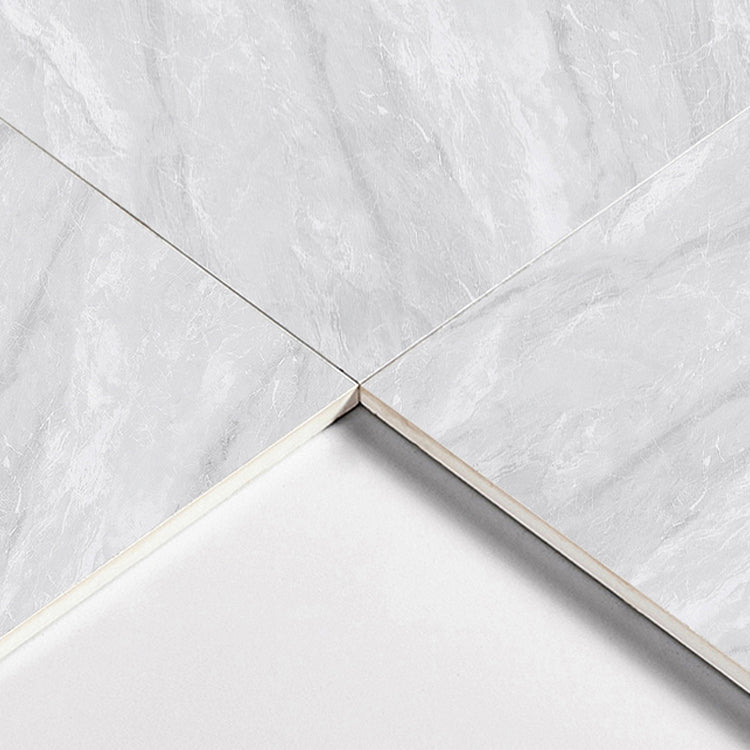 Modern Polished Porcelain Tile Marble Patterned Square Wall Tile Clearhalo 'Floor Tiles & Wall Tiles' 'floor_tiles_wall_tiles' 'Flooring 'Home Improvement' 'home_improvement' 'home_improvement_floor_tiles_wall_tiles' Walls and Ceiling' 7419340