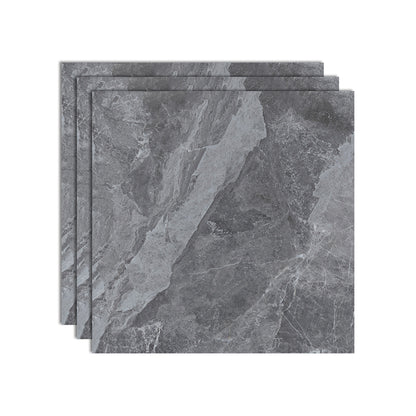 Contemporary Polished Porcelain Tile Marble Pattern Square Wall & Floor Tile 39 Pieces Clearhalo 'Floor Tiles & Wall Tiles' 'floor_tiles_wall_tiles' 'Flooring 'Home Improvement' 'home_improvement' 'home_improvement_floor_tiles_wall_tiles' Walls and Ceiling' 7419343