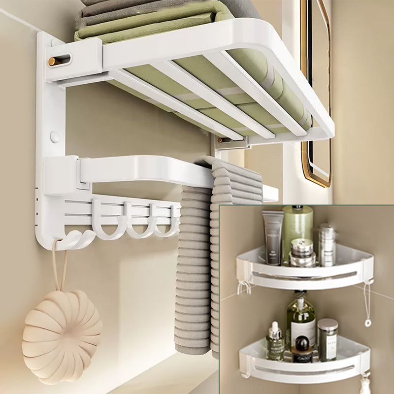 Adhesive Mount Metal Modern Bathroom Accessory As Individual Or As a Set 3-Piece Set Clearhalo 'Bathroom Hardware Sets' 'Bathroom Hardware' 'Bathroom Remodel & Bathroom Fixtures' 'bathroom_hardware_sets' 'Home Improvement' 'home_improvement' 'home_improvement_bathroom_hardware_sets' 7420114