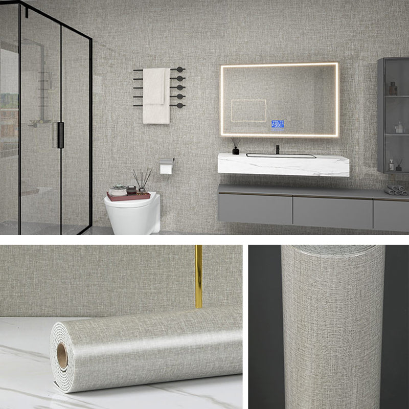 Basic Wall Tile Solid Color Peel and Stick Backsplash Panels for Living Room Light Gray Clearhalo 'Flooring 'Home Improvement' 'home_improvement' 'home_improvement_wall_paneling' 'Wall Paneling' 'wall_paneling' 'Walls & Ceilings' Walls and Ceiling' 7421229