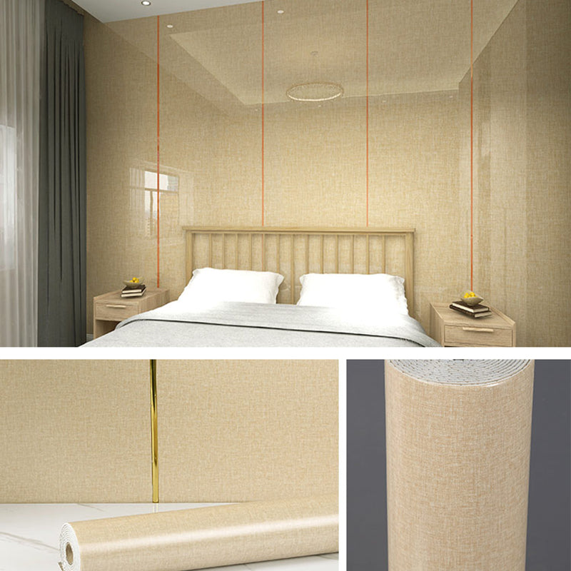 Basic Wall Tile Solid Color Peel and Stick Backsplash Panels for Living Room Yellow Clearhalo 'Flooring 'Home Improvement' 'home_improvement' 'home_improvement_wall_paneling' 'Wall Paneling' 'wall_paneling' 'Walls & Ceilings' Walls and Ceiling' 7421233