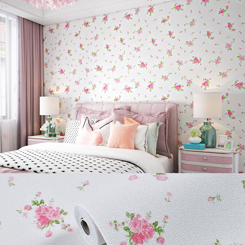 Modern Backsplash Panels Waterproof Peel and Stick Wall Paneling Pink-White Clearhalo 'Flooring 'Home Improvement' 'home_improvement' 'home_improvement_wall_paneling' 'Wall Paneling' 'wall_paneling' 'Walls & Ceilings' Walls and Ceiling' 7421323