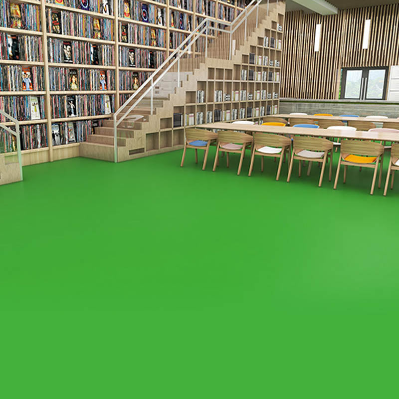 Modern Style PVC Flooring Pure Color Waterproof Fire Resistant PVC Flooring Green Clearhalo 'Flooring 'Home Improvement' 'home_improvement' 'home_improvement_vinyl_flooring' 'Vinyl Flooring' 'vinyl_flooring' Walls and Ceiling' 7421695