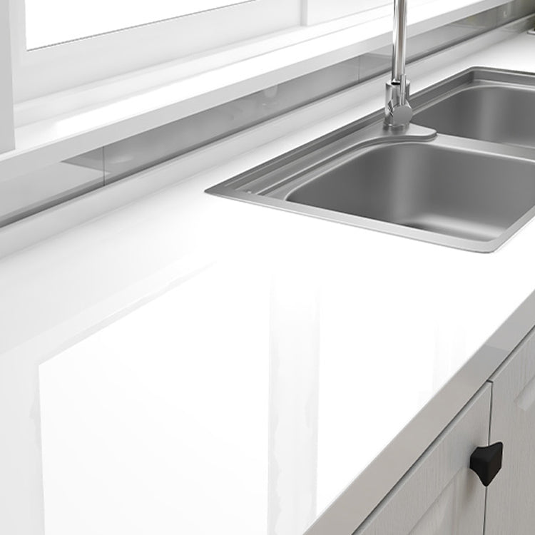 Modern Peel & Stick Field Tile Plastic Wallpaper for Kitchen Backsplash White Clearhalo 'Flooring 'Home Improvement' 'home_improvement' 'home_improvement_peel_stick_blacksplash' 'Peel & Stick Backsplash Tile' 'peel_stick_blacksplash' 'Walls & Ceilings' Walls and Ceiling' 7421729