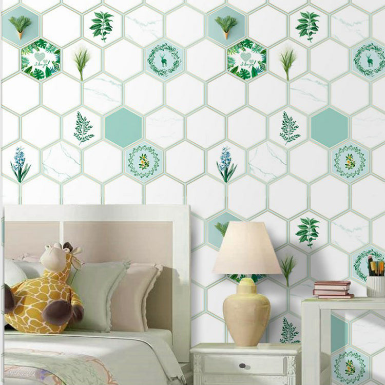 Modern Peel & Stick Field Tile Plastic Wallpaper for Backsplash Wall Clearhalo 'Flooring 'Home Improvement' 'home_improvement' 'home_improvement_peel_stick_blacksplash' 'Peel & Stick Backsplash Tile' 'peel_stick_blacksplash' 'Walls & Ceilings' Walls and Ceiling' 7421746