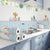 Modern Peel & Stick Field Tile Plastic Wallpaper for Backsplash Wall White-Blue Clearhalo 'Flooring 'Home Improvement' 'home_improvement' 'home_improvement_peel_stick_blacksplash' 'Peel & Stick Backsplash Tile' 'peel_stick_blacksplash' 'Walls & Ceilings' Walls and Ceiling' 7421756
