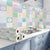 Modern Peel & Stick Field Tile Plastic Wallpaper for Backsplash Wall Pink-Blue Clearhalo 'Flooring 'Home Improvement' 'home_improvement' 'home_improvement_peel_stick_blacksplash' 'Peel & Stick Backsplash Tile' 'peel_stick_blacksplash' 'Walls & Ceilings' Walls and Ceiling' 7421760
