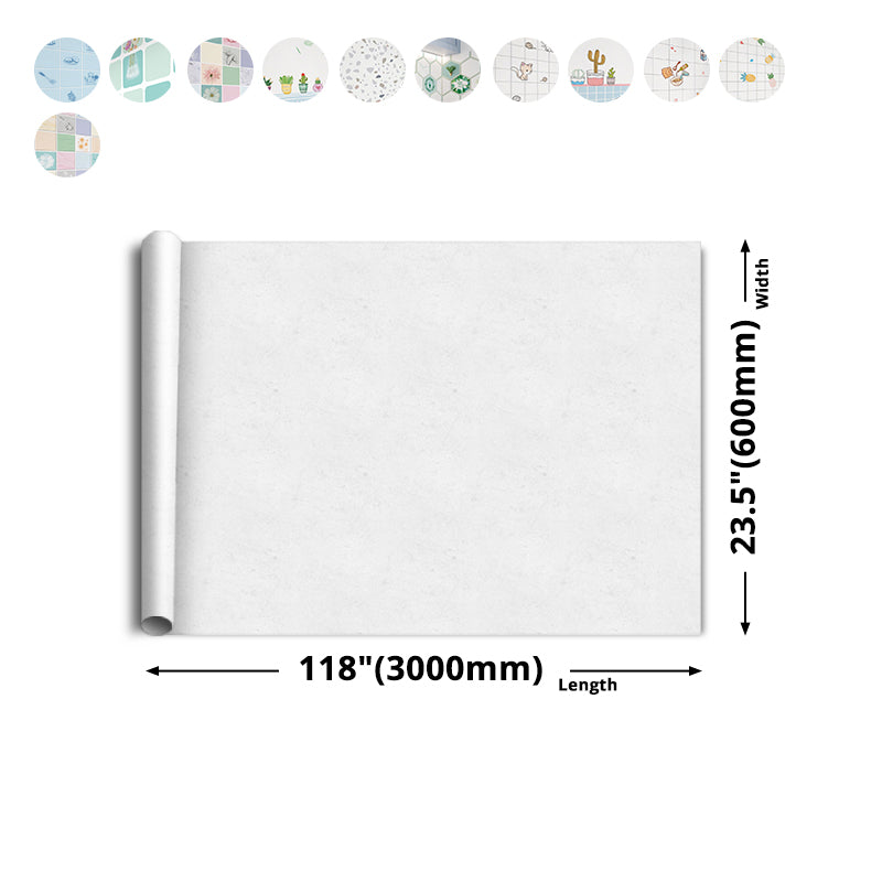 Modern Peel & Stick Field Tile Plastic Wallpaper for Backsplash Wall Clearhalo 'Flooring 'Home Improvement' 'home_improvement' 'home_improvement_peel_stick_blacksplash' 'Peel & Stick Backsplash Tile' 'peel_stick_blacksplash' 'Walls & Ceilings' Walls and Ceiling' 7421761