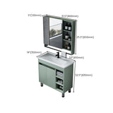 Modern Bathroom Vanity Freestanding Faucet Included Bathroom Vanity Set Clearhalo 'Bathroom Remodel & Bathroom Fixtures' 'Bathroom Vanities' 'bathroom_vanities' 'Home Improvement' 'home_improvement' 'home_improvement_bathroom_vanities' 7422314