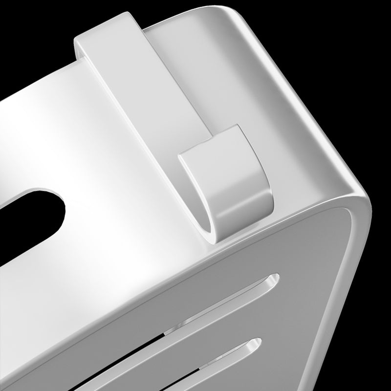 Simplistic Bathroom Accessories Hardware Set Bath Shelf Bathroom Accessory Kit Clearhalo 'Bathroom Hardware Sets' 'Bathroom Hardware' 'Bathroom Remodel & Bathroom Fixtures' 'bathroom_hardware_sets' 'Home Improvement' 'home_improvement' 'home_improvement_bathroom_hardware_sets' 7422756