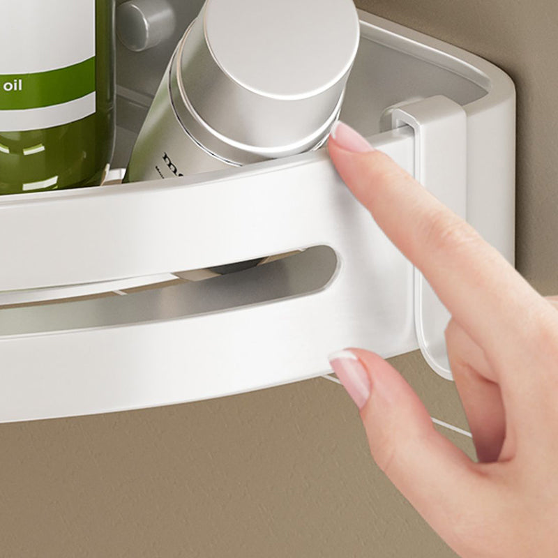 Simplistic Bathroom Accessories Hardware Set Bath Shelf Bathroom Accessory Kit Clearhalo 'Bathroom Hardware Sets' 'Bathroom Hardware' 'Bathroom Remodel & Bathroom Fixtures' 'bathroom_hardware_sets' 'Home Improvement' 'home_improvement' 'home_improvement_bathroom_hardware_sets' 7422758