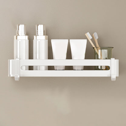 Simplistic Bathroom Accessories Hardware Set Bath Shelf Bathroom Accessory Kit Towel Bar Not Included 1 Piece Rectangle Clearhalo 'Bathroom Hardware Sets' 'Bathroom Hardware' 'Bathroom Remodel & Bathroom Fixtures' 'bathroom_hardware_sets' 'Home Improvement' 'home_improvement' 'home_improvement_bathroom_hardware_sets' 7422760