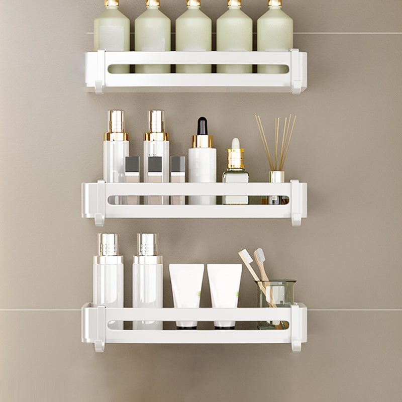 Simplistic Bathroom Accessories Hardware Set Bath Shelf Bathroom Accessory Kit Towel Bar Not Included 3 Piece Set Rectangle Clearhalo 'Bathroom Hardware Sets' 'Bathroom Hardware' 'Bathroom Remodel & Bathroom Fixtures' 'bathroom_hardware_sets' 'Home Improvement' 'home_improvement' 'home_improvement_bathroom_hardware_sets' 7422762