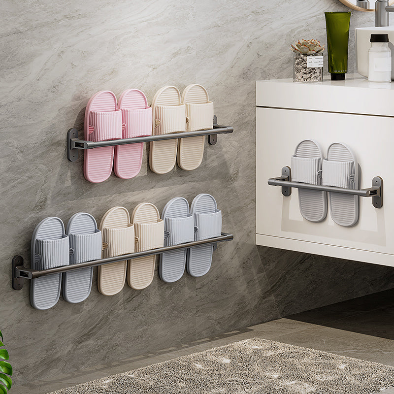 Metal Bathroom Accessory Set Drill and Screw Mount Bathroom Accessory Kit Clearhalo 'Bathroom Hardware Sets' 'Bathroom Hardware' 'Bathroom Remodel & Bathroom Fixtures' 'bathroom_hardware_sets' 'Home Improvement' 'home_improvement' 'home_improvement_bathroom_hardware_sets' 7422767