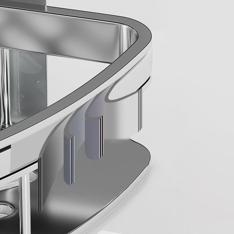 Simplicity Bathroom Accessories Hardware Set Bath Shelf Bathroom Accessory Kit Clearhalo 'Bathroom Hardware Sets' 'Bathroom Hardware' 'Bathroom Remodel & Bathroom Fixtures' 'bathroom_hardware_sets' 'Home Improvement' 'home_improvement' 'home_improvement_bathroom_hardware_sets' 7422794