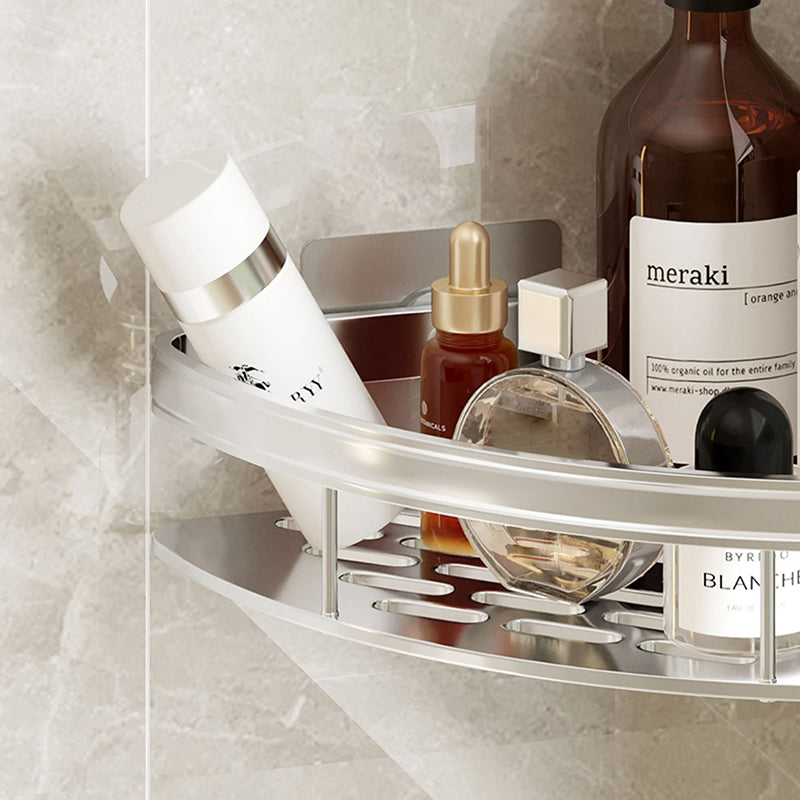 Simplicity Bathroom Accessories Hardware Set Bath Shelf Bathroom Accessory Kit Clearhalo 'Bathroom Hardware Sets' 'Bathroom Hardware' 'Bathroom Remodel & Bathroom Fixtures' 'bathroom_hardware_sets' 'Home Improvement' 'home_improvement' 'home_improvement_bathroom_hardware_sets' 7422798